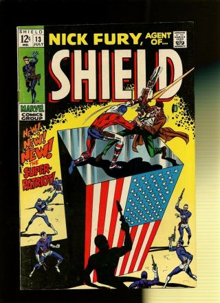 Nick Fury Agent Of Shield 13 Vg/fn 5.  0 1 - Patriot By Friedrich & Trimpe