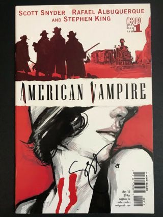 American Vampire 1 (signed Scott Snyder) 1st Print Vf/nm (cj)