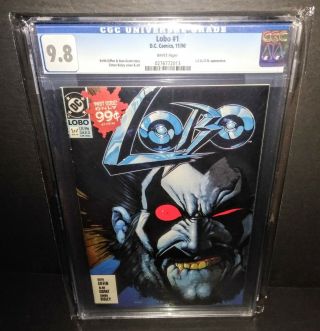 Lobo 1 Iconic Bisley Cover Cgc 9.  8 White Pages
