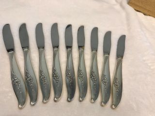 Vintage Oneida Nobility Plate Magic Moment Table Knives 1958