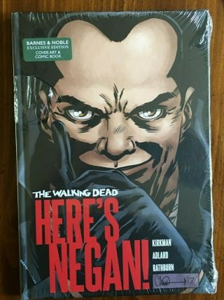 The Walking Dead Heres Negan Barnes & Noble Exclusive W/ 100 Variant Comic Book
