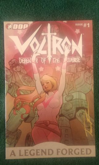 Voltron Defender Of The Universe 1 Vf Frison Variant Signed Frison (rare)