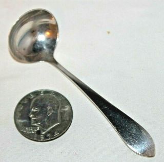 Vintage Lunt Sterling Silver 5 " Cream Ladle Spoon No Mono 26.  3g Early American