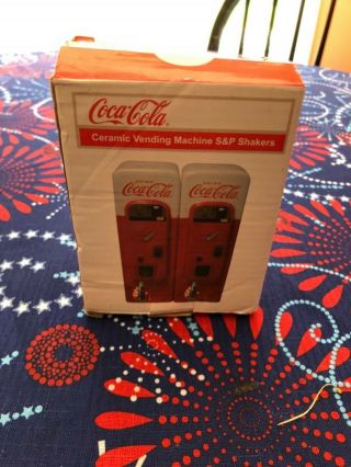Coke Cola Salt And Pepper Shakers