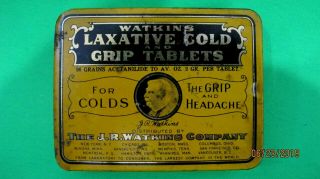 Vintage Medicine Tin,  Watkin 