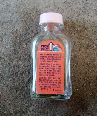 Vintage ST.  JOSEPH ASPIRIN FOR CHILDREN Glass Bottle (Empty) 3