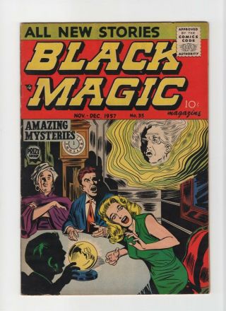 Black Magic Vol 6 2 (35) Vf,  8.  5 Prize Comic Horror Golden Age 10c