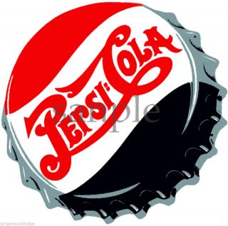 Pepsi Bottel Cap Decal Sticker Gumball Machine 5 "