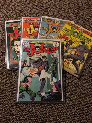 The Joker 1 2 3 4 5 6 7 8 9 Dc Comics Complete Set 1975 Batman Autographed Nm