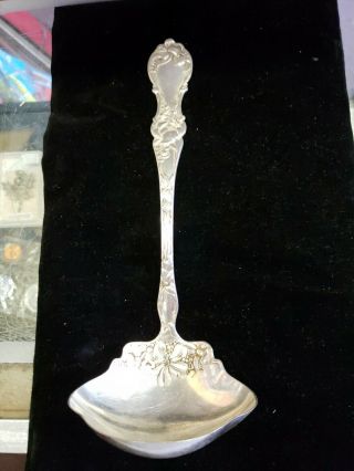 1835 R Wallace Cream Ladle Serving Spoon A1 Antique