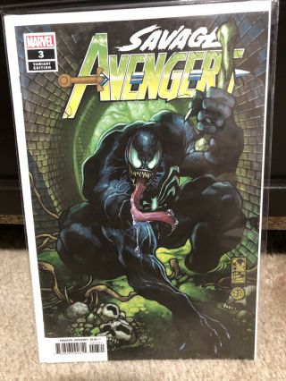 Savage Avengers 3 Bianchi Variant 1:50 Marvel Comics Venom