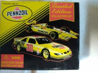 Pennzoil Limited Edition Set 21 Indy Car 30 Stock Car By Racing Champions