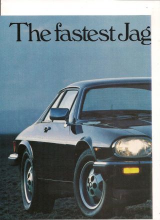 Vintage 1983 Jaguar Xjs - He Australian 2 Page Color Advert