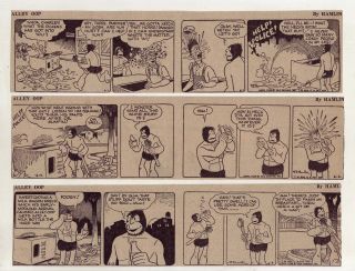 Alley Oop By V.  T.  Hamlin - 26 Large Daily Comic Strips - Complete June 1939