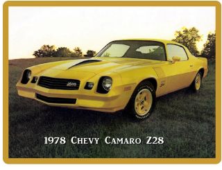 1978 Chevy Camaro Z28 Auto Refrigerator / Tool Box Magnet