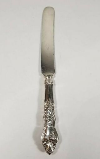 Moselle By International Plate Silverplate Dinner Knife Blade Hh 9 "