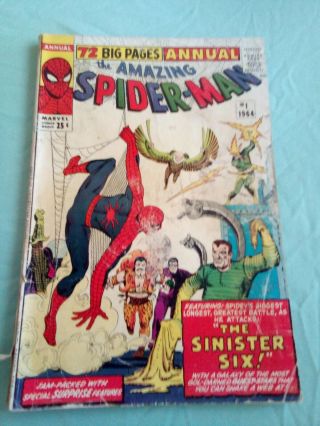Marvel Comics The Spider - Man 1 1964