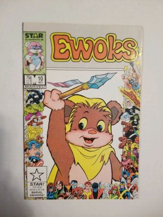 Ewoks 10 Star Comics Marvel Anniversary Border