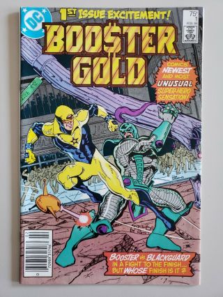 Booster Gold 1 1st Appearance Skeets Dan Jurgens Newsstand Variant Dc 1986