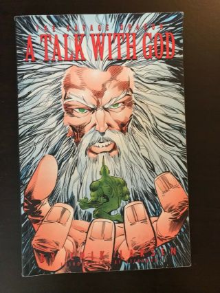 The Savage Dragon A Talk With God 2nd Print 2000 Larsen Tpb Softcover Paperback