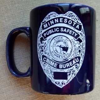 Minnesota Public Safety Crime Bureau Mug Mn Bca Made By Coloroll In England