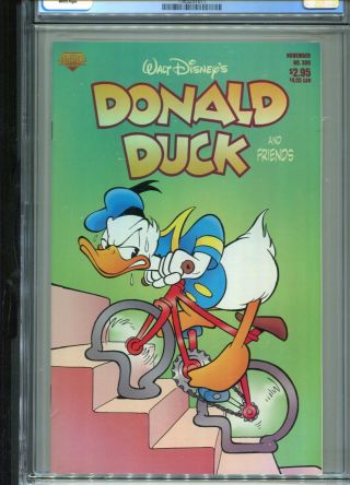 Walt Disney’s Donald Duck And Friends 309 Best And Only Cgc Near Mint/mint 9.  8