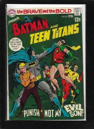 Brave And The Bold 83,  (1969,  Dc) Batman & Teen Titans Silver Age