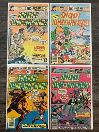 Superboy Comics Run Set Of 4 (216 - 219) Dc Comics Vf/nm