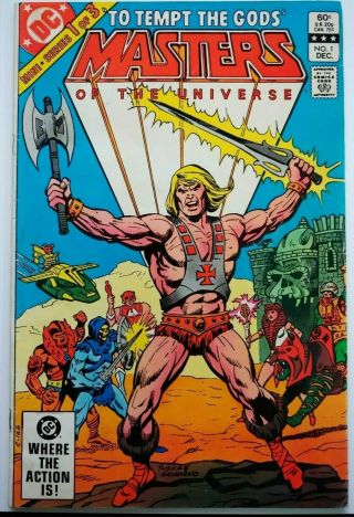 Masters Of The Universe 1 Fn/vf 7.  0 Or Better To Tempt The Gods Dc Movies 1982