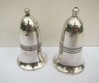 Vintage Silver Plated Salt & Pepper Shakers