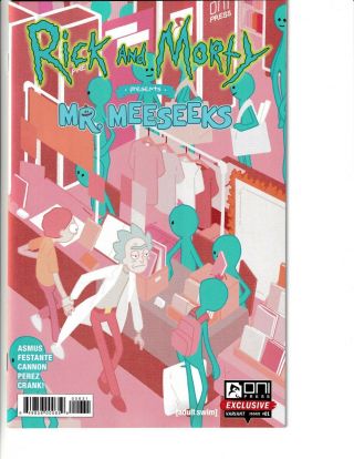 Sdcc 2019 Exclusive Rick And Morty Presents Mr Meeseeks 1 (2019 Oni Press) Nm