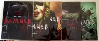 Dc Black Label - Batman Damned 1 - 3 - Including Variants For 2 & 3 - 5 Books