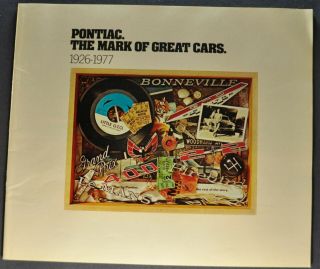 1977 Pontiac Brochure Firebird Trans Am Grand Prix Bonneville Lemans Wagon Astre