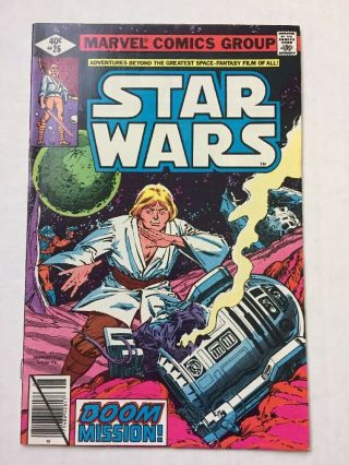Star Wars Marvel Comic.  Issue 26.  “doom Mission”.  August 1979.