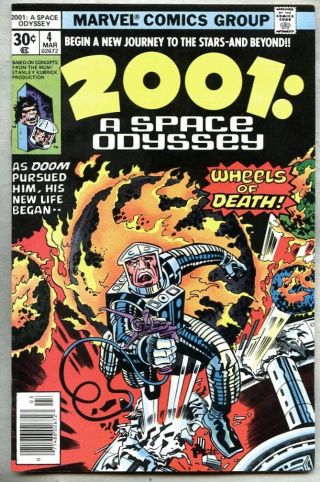 2001 : A Space Odyssey 4 - 1977 Vf/nm Jack Kirby