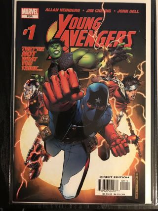 Young Avengers 1 Marvel Comics 2005 1st Kate Bishop Hawkeye Hulkling