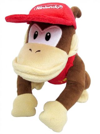 Real Little Buddy (1587) Mario All Star - Diddy Kong 9 " Plush