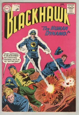 Blackhawk 161 June 1961 Vg Lady Blackhawk’s Crime Chief