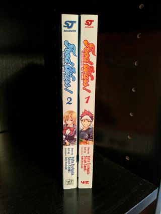 Food Wars Shokugeki No Shoma English Manga Volume 1,  2