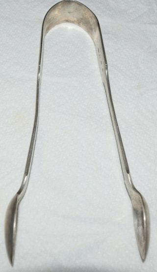A Silver Plate Sugar Tongs.  E.  E.  J.  W.  Barnard Design Mark Registered 1829 4