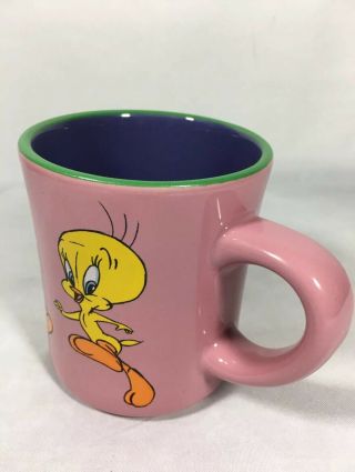Vintage 1998 Tm & Warner Bros.  Tweety Bird Looney Tunes Multi - Color Mug Cup