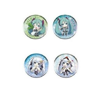 Snow Miku 2018 Assort Tin Badge Set Of 4 Vocaloid Hatsune Miku F/s