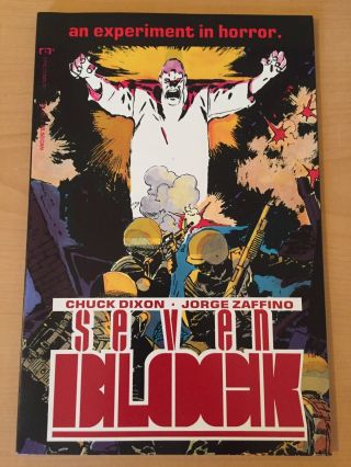 Seven Block - Chuck Dixon Tpb Graphic Novel 1st Print 1990 Nm - Epic Comics