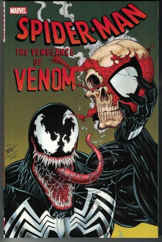 Spider - Man Vengeance Of Venom Tpb Tp $34.  99 Srp Carnage Black Cat Larsen Vf