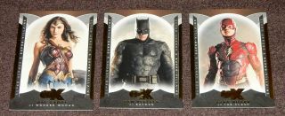 Cryptozoic Dc Promo Cards P01 Wonder Woman P03 Batman P05 Flash