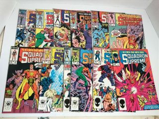 Squadron Supreme 1 - 12 Marvel Comics Limited Series 1985 Vf To Vf -