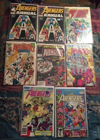Avengers Annual 12 (2) /13/15/16/17/18/21 Stack [marvel,  1983 - 1992]