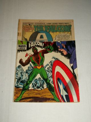 Marvel Captain America 117 Sept.  1969 1st App.  The Falcon Missing Part Of Cover