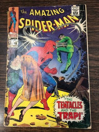 The Spider - Man 54 Marvel 1967 Silver Age Doc Ock Appearance