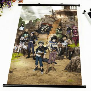 Anime Black Clover Game Sexy Home Decor Poster Cute Wall Scroll 60 90cm Gift C6